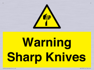 Warning Sharp Knives